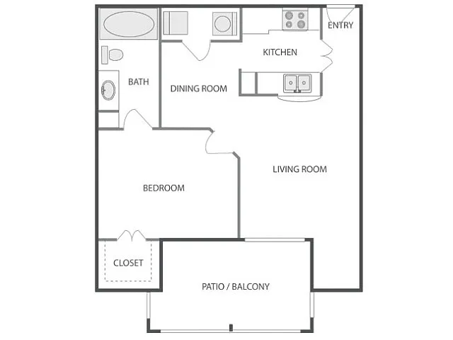 Floor plan A2A - Classic