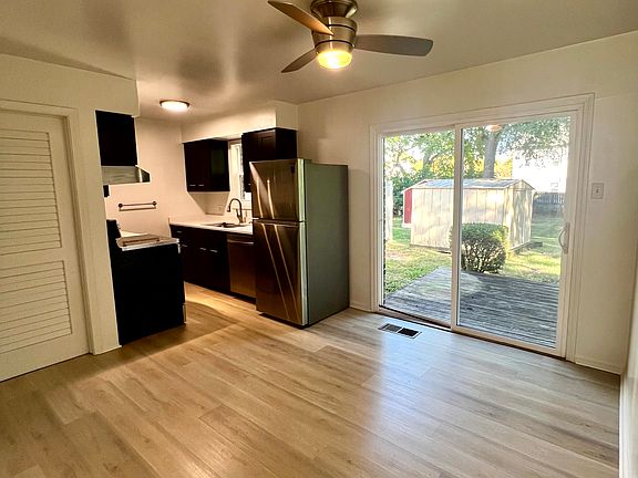 Kitchen and dining room