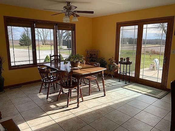 Dining area opens to patio