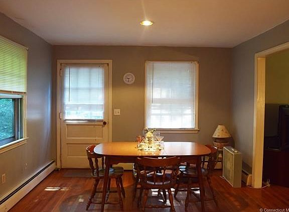 Dining room - the door leads to the deck