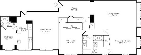 1st image of 417 W Aldine Ave #2B