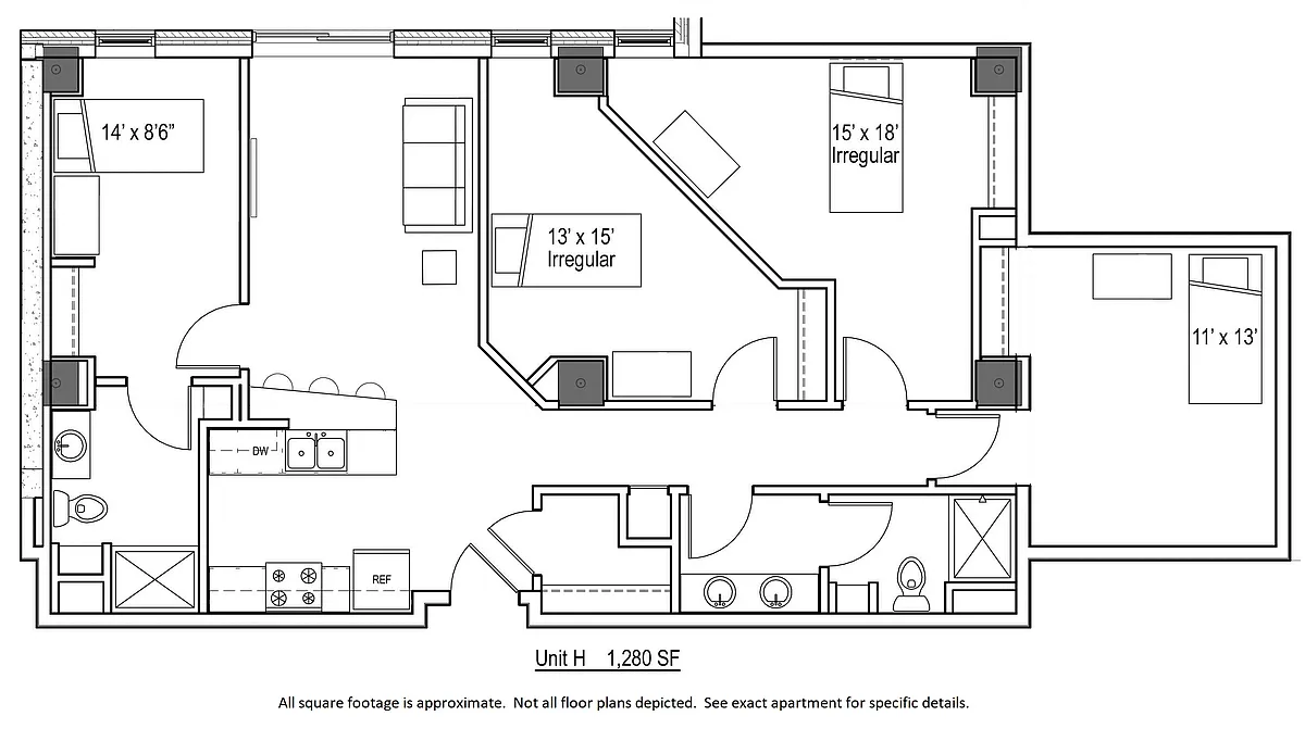 Floor plan Individual Room
