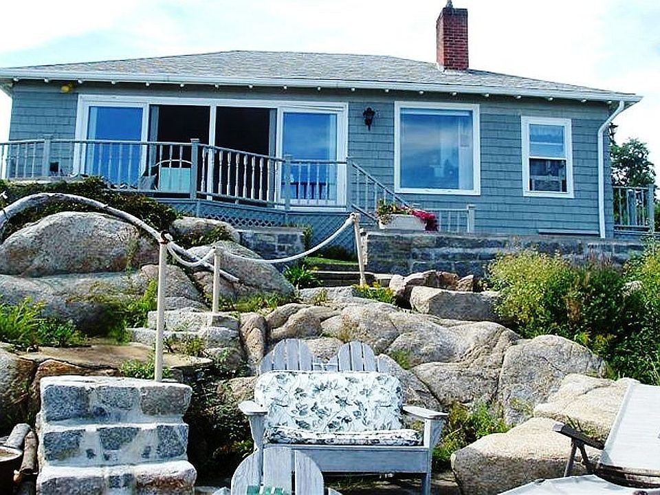 Front of house looking up 