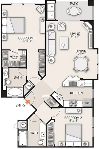 Floor plan Plan 15