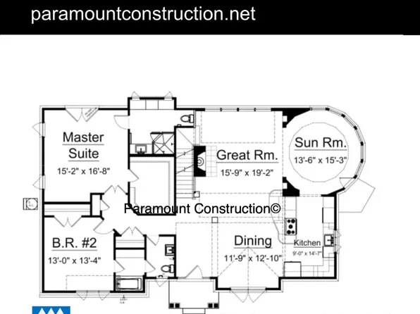First Floor Bedroom Homes Plan, PCI - 22101