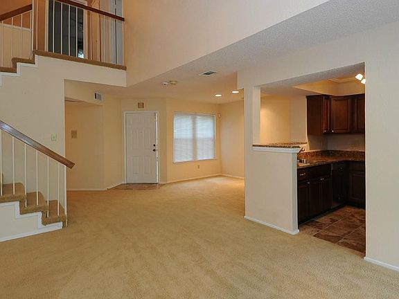 Living and dining areas