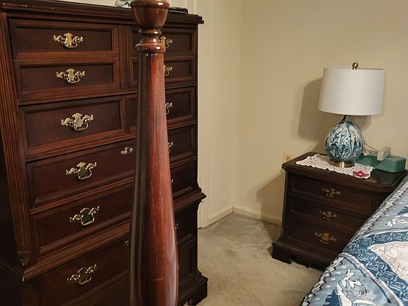 Master bedroom showing chest of draw