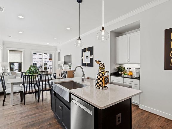 The kitchen in the Beaumont model by Brookfield Residential