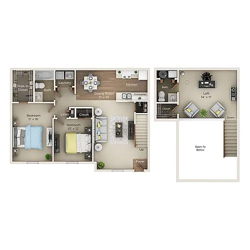Floor plan Loft I