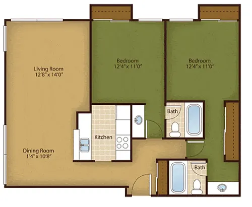 Floor plan B4