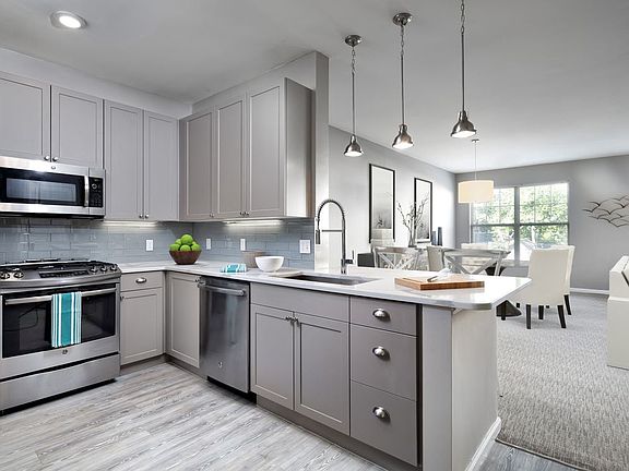 Kitchen and living room