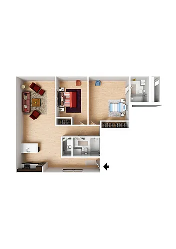 Floor plan D4
