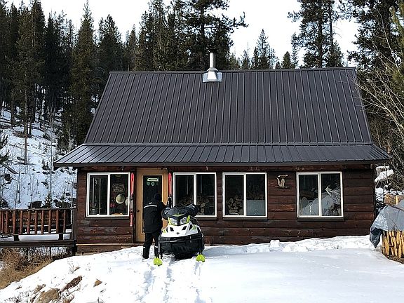 Winter; front entry into sun