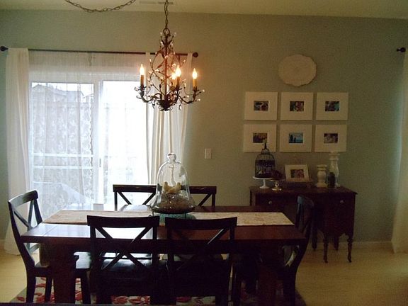Dining room located right off the kitchen.