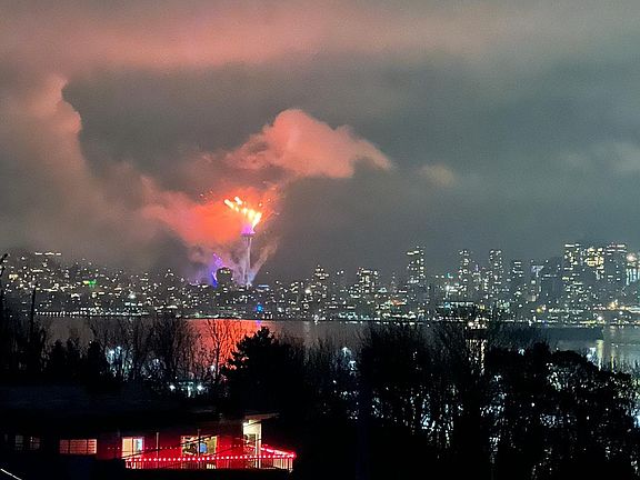 4th of July view from upper deck off primary bedroom.