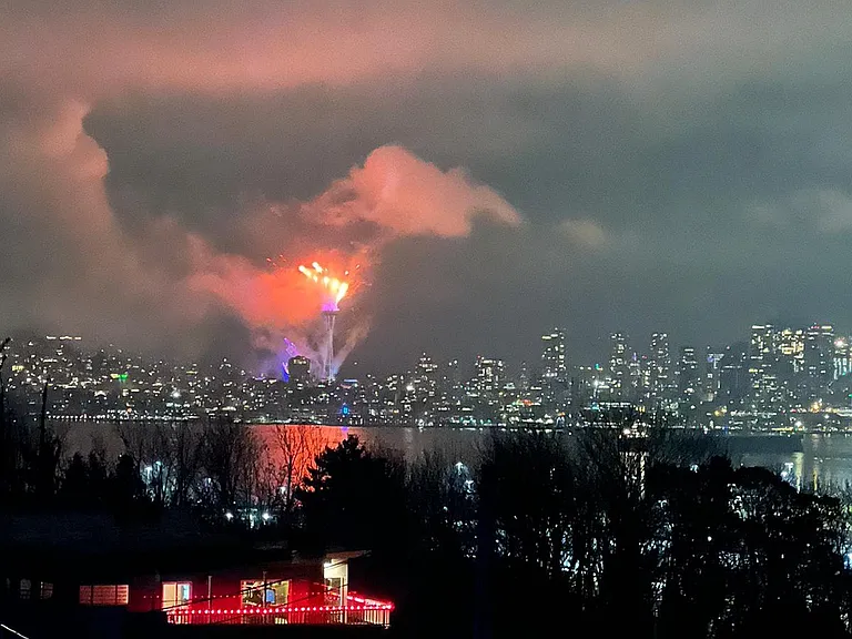 4th of July view from upper deck off primary bedroom.