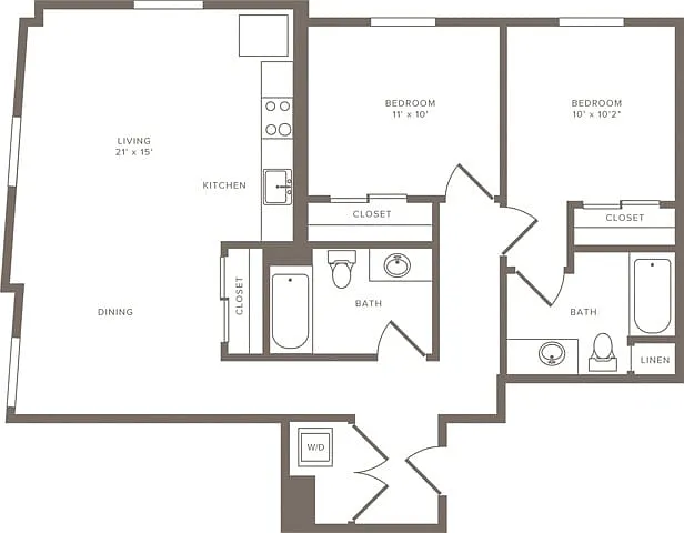 B10 Two Bedroom B10 Two Bedroom