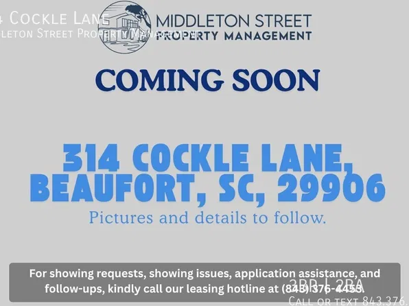314 Cockle Ln, Beaufort, SC 29906