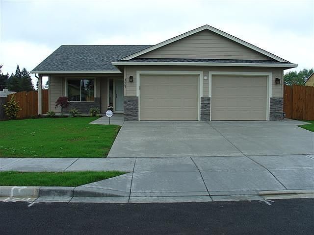 Front with new grass sprouting