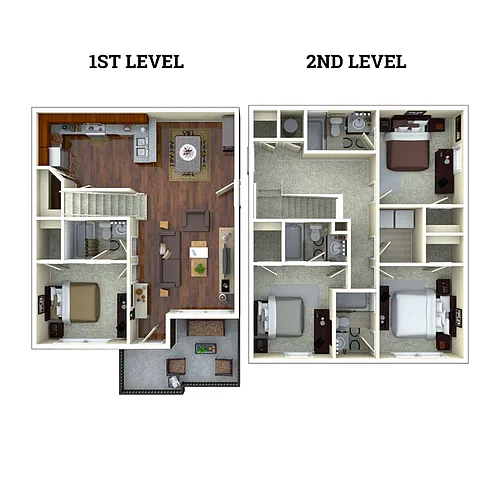 Floor plan Courtyard 4x4