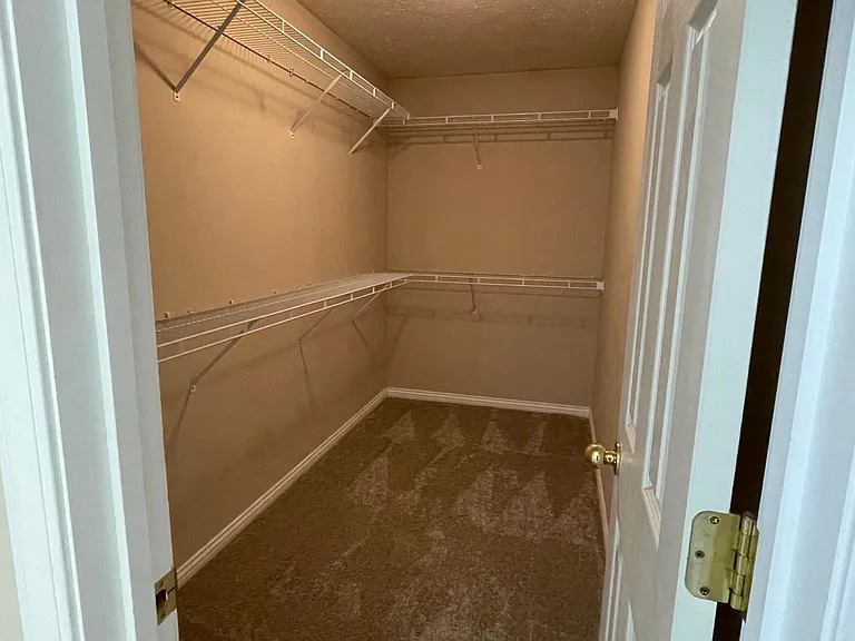 Master walk-in closet