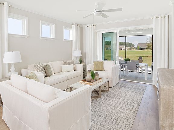 Bright gathering room perfect for entertaining guest- Hallmark Model Representation