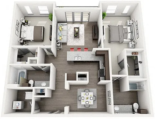 Floor plan B3 - Atlanta