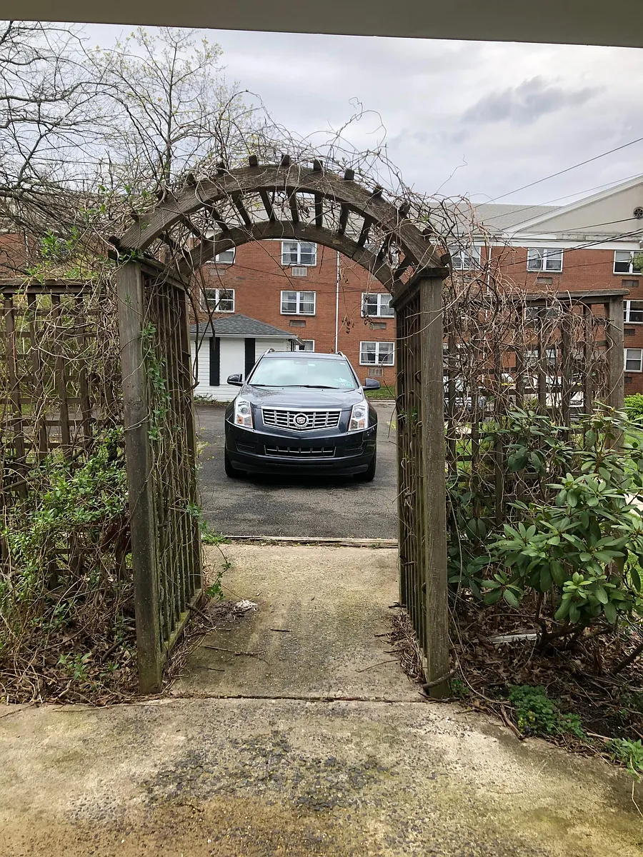 Backyard, offstreet parking - 510 N Broad St #2