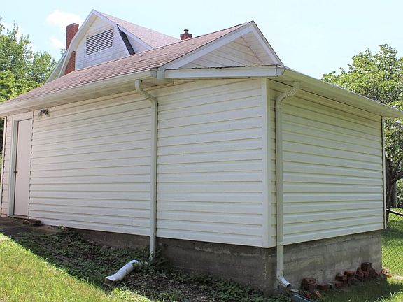 North Side of Garage