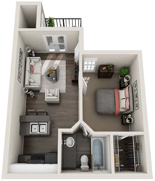 Floor plan The Walker
