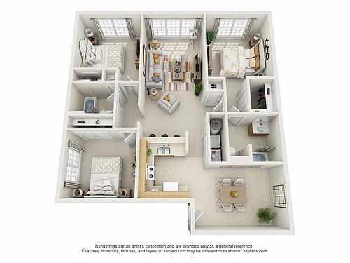 Floor plan 3AR