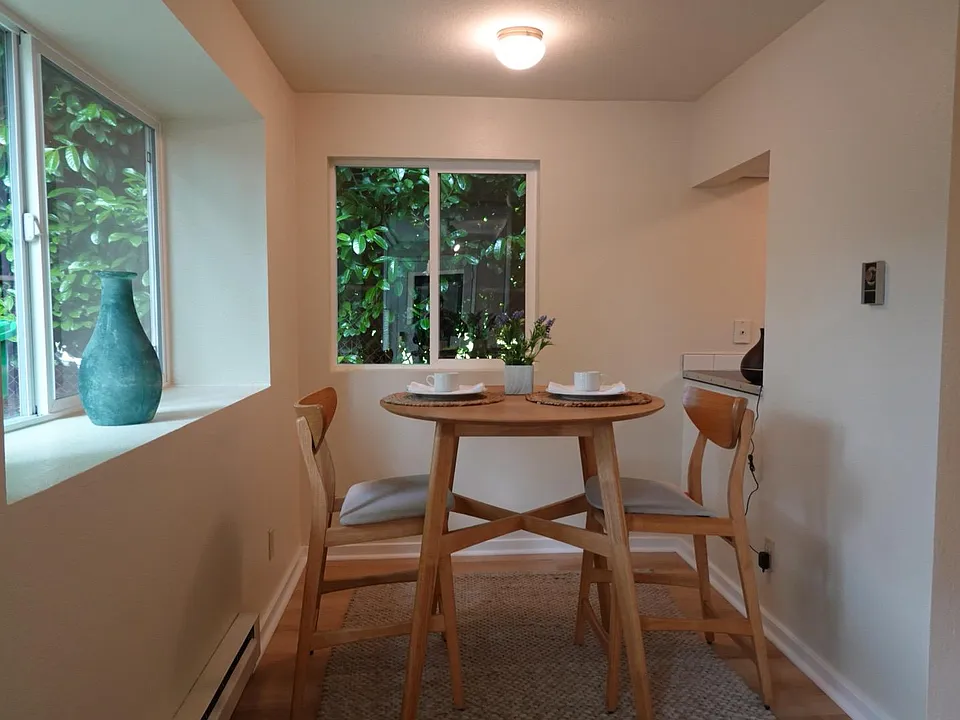 Dining area with stage furniture