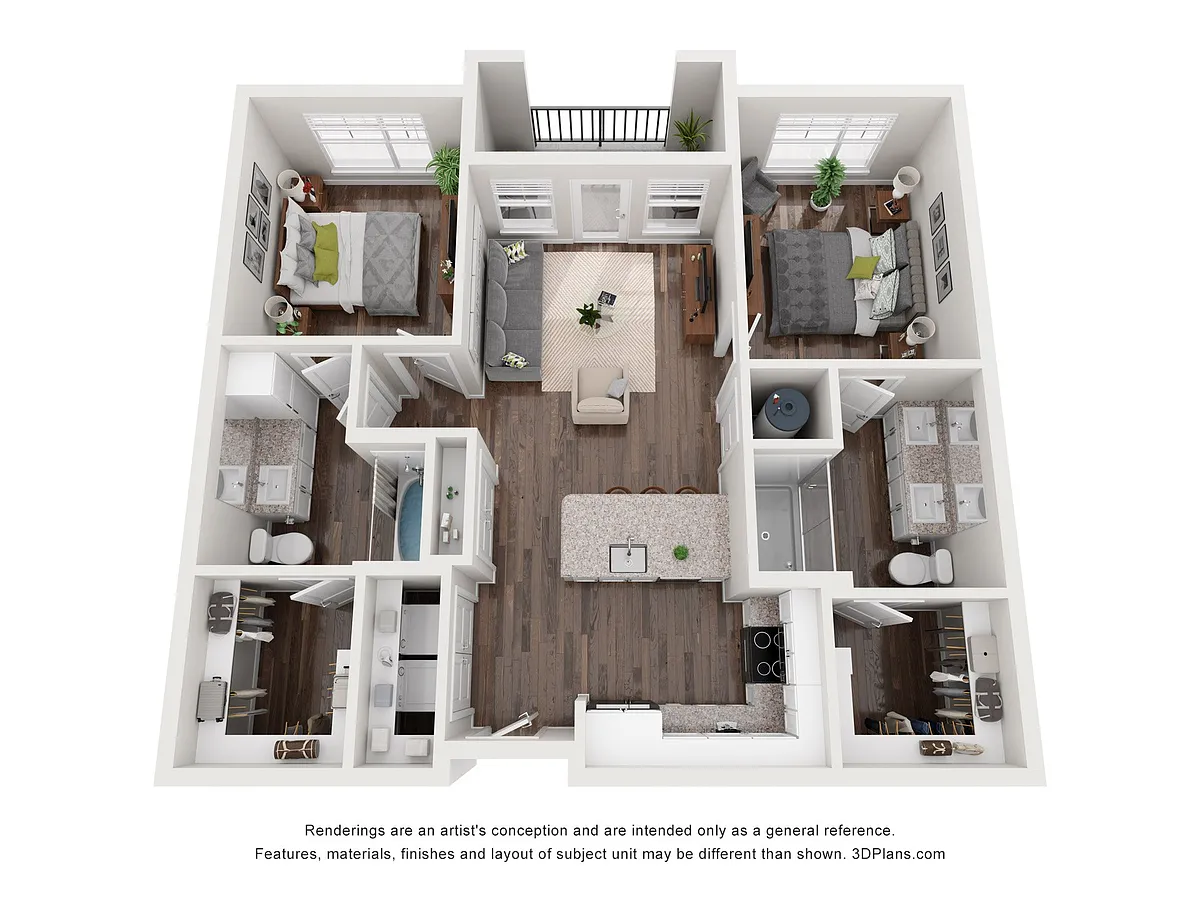 Floor plan B1