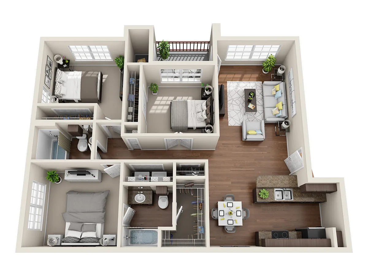 Floor plan C1R