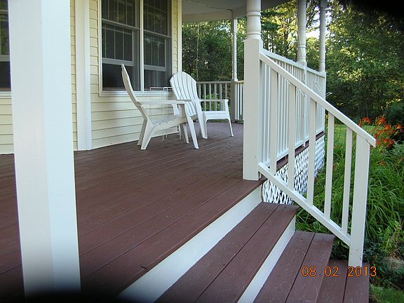 Refinished porch 