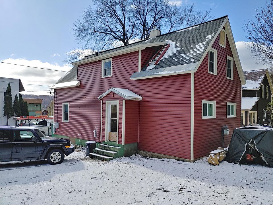 Back of house and side of house from backyard (foundation painting will be completed before occupants move in)