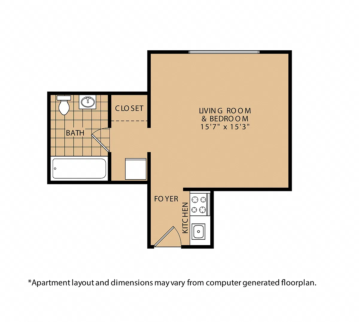 Floor plan 0x1 Renovated