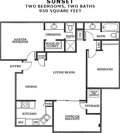 Sunset Floor Plan
