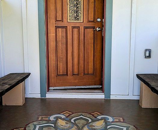 Front door with Mandala