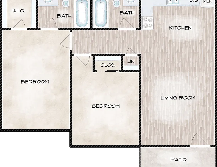 Plan B Floorplan Diagram