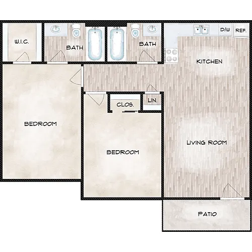 Floor plan Plan B