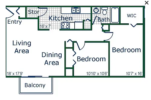 Floor plan Spruce