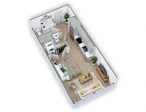 Floor plan Satin