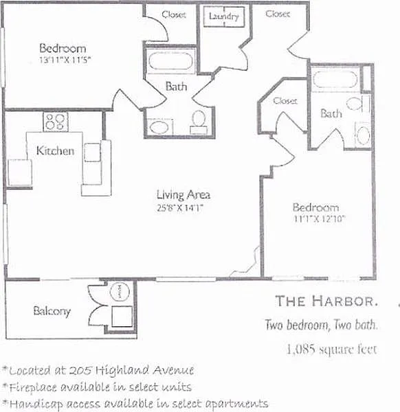 Floor plan The Harbor