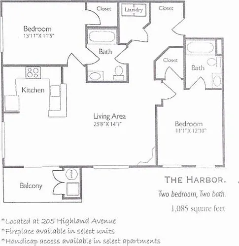 Floor plan The Harbor