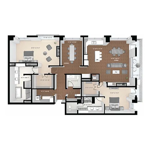 Floor plan Diamond Bluff