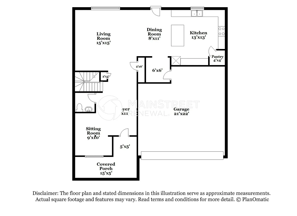 Floor Plan - 2425 Alberto Dr