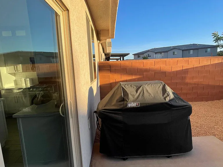 Backyard patio