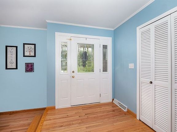 Large coat closet conveniently located in foyer.