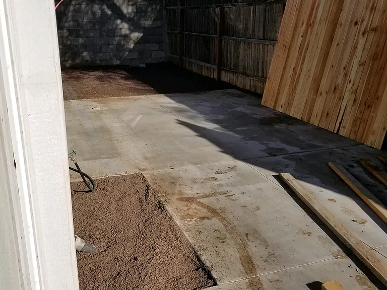 Back patio